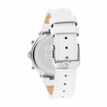 Tommy Hilfiger Analogue Multifunction Quartz Watch for Women with White Leather Strap - 1782352 4 Tommy Hilfiger Analogue Multifunction Quartz Watch for Women with White Leather Strap - 1782352 - Image 4