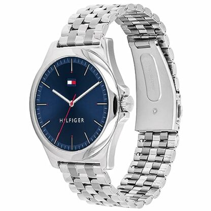 Tommy Hilfiger Analogue Quartz Watch for Men with Silver Stainless Steel Bracelet - 1791713 - Image 3