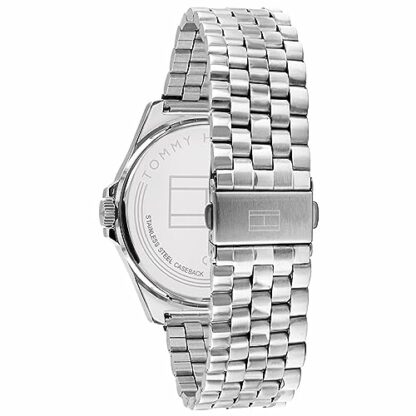 Tommy Hilfiger Analogue Quartz Watch for Men with Silver Stainless Steel Bracelet - 1791713 - Image 4