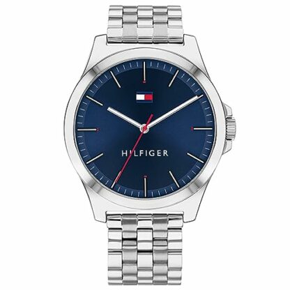 Tommy Hilfiger Analogue Quartz Watch for Men with Silver Stainless Steel Bracelet - 1791713 - Image 2