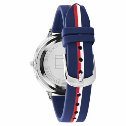 Tommy Hilfiger Analogue Quartz Watch for Women with Red Silicone Bracelet - 1782499 - Image 4