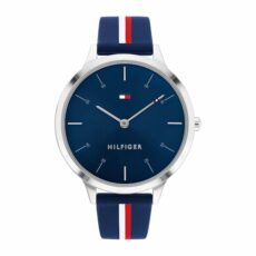 Tommy Hilfiger Analogue Quartz Watch for Women with Red Silicone Bracelet - 1782499