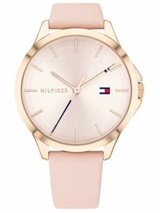 Tommy Hilfiger Analogue Quartz Watch for women with Blush Leather strap - 1782090