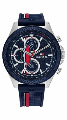 Tommy Hilfiger Men's Analog Japanese Quartz Watch with Stainless Steel Strap