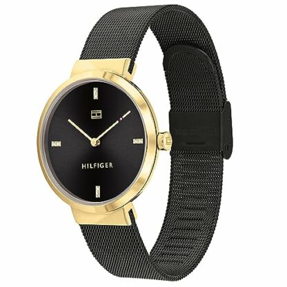 Tommy Hilfiger Watch for Women with Carnation Gold Colored Stainless Steel mesh Bracelet - Image 3