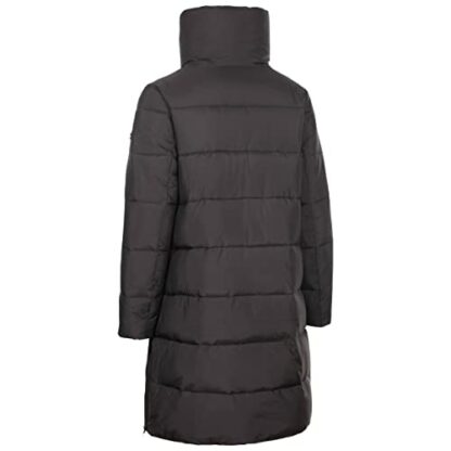 Trespass Womens Coat Longer Length Casual Padded Jacket Deep Collar Stitch Baffles 3 Pockets Faith - Image 3