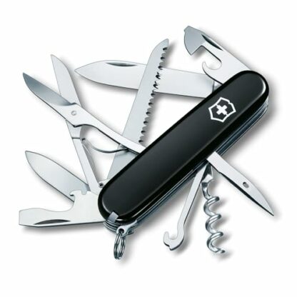 Victorinox Huntsman Swiss Army Pocket Knife, Medium, Multi Tool, 15 Functions, Large Blade, Bottle Opener - Image 2