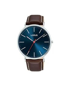 WDSRX Mens Analogue Classic Quartz Watch with Leather Strap RH813CX9