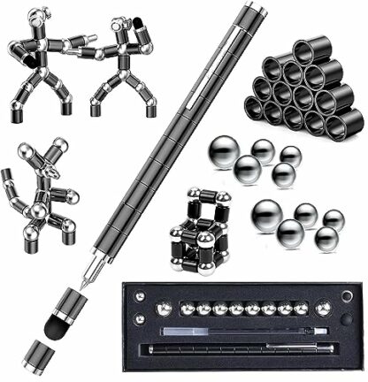 Waksox Fidget Pen Magnetic Pen - Gift for Teenager Boys Girls 8 9 10 11 12 13 14 15 Years Old Magnetic Fidget 2 Waksox Fidget Pen Magnetic Pen - Gift for Teenager Boys Girls 8 9 10 11 12 13 14 15 Years Old Magnetic Fidget - Image 2