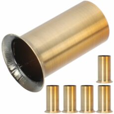ANDRESLAD 6pcs Flanging Sleeve E14 Socket Chandelier Lamp Holder Tube for Light Bulbs Ideal for Modern Lighting Fixtures and Home Decor