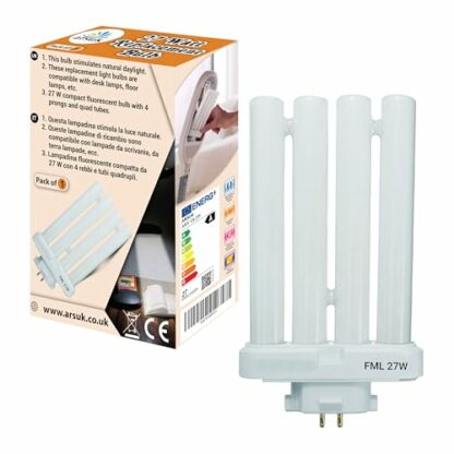 ARSUK 27W Replacement Fluorescent Light Bulb for Natural Daylight/Sunlight FML LAMP 2 ARSUK 27W Replacement Fluorescent Light Bulb for Natural Daylight/Sunlight FML LAMP - Image 2