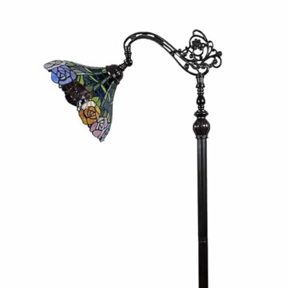 Amora Lighting AM035FL12B Tiffany Floor Lamp, Multicolor - Image 3
