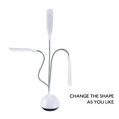 Battery Powered LED Desk Lamp 360 Degree Rotation Adjustable Gooseneck Hose Eye For Reading Night Lights - Image 3