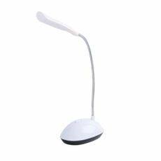Battery Powered LED Desk Lamp 360 Degree Rotation Adjustable Gooseneck Hose Eye For Reading Night Lights