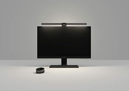 BenQ ScreenBar Halo Monitor Lamp, Desk Lamp with Auto Dimming and Colour Adjustment Functions, No Screen Glare, Intelligent Wireless Control, USB Charging Office Lamp, Grey 3 BenQ ScreenBar Halo Monitor Lamp, Desk Lamp with Auto Dimming and Colour Adjustment Functions, No Screen Glare, Intelligent Wireless Control, USB Charging Office Lamp, Grey - Image 3