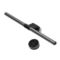 BenQ ScreenBar Halo Monitor Lamp, Desk Lamp with Auto Dimming and Colour Adjustment Functions, No Screen Glare, Intelligent Wireless Control, USB Charging Office Lamp, Grey