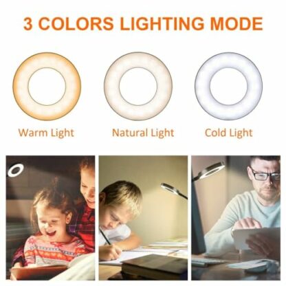 Bestyks LED Desk Lamp Clip On Light - Image 4