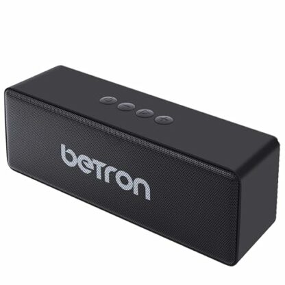 Betron Bluetooth Speaker, Portable, Wireless Connection, Dual Driver, with Microphone, 10W, for Travel Indoor and Outdoor, (D51) 2 Betron Bluetooth Speaker, Portable, Wireless Connection, Dual Driver, with Microphone, 10W, for Travel Indoor and Outdoor, (D51) - Image 2