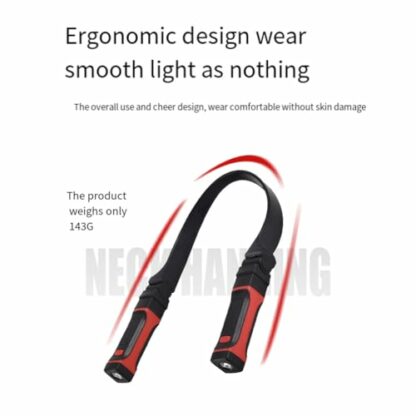 Bolvina Detachable Neck Light Rechargeable, LED Work Light with Magnetic Base, Hands Free Mechanic Light, Around Neck Easy to Use - Image 4