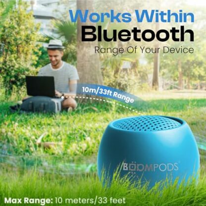 Boompods Zero Talk Mini Portable Bluetooth Speaker with Amazon Alexa Built-In - Small Wireless Outdoor Speakers, IPX6 Waterproof, 5 Hr Playtime, with Microphone for Shower, Travel, & iPhone 4 Boompods Zero Talk Mini Portable Bluetooth Speaker with Amazon Alexa Built-In - Small Wireless Outdoor Speakers, IPX6 Waterproof, 5 Hr Playtime, with Microphone for Shower, Travel, & iPhone - Image 4