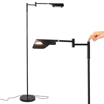 Brightech Leaf - Bright LED Floor Lamp for Reading, Crafts & Precise Tasks - Standing Modern Pharmacy Light for Living Room, Sewing - Great by Office Desks & Tables - Image 2