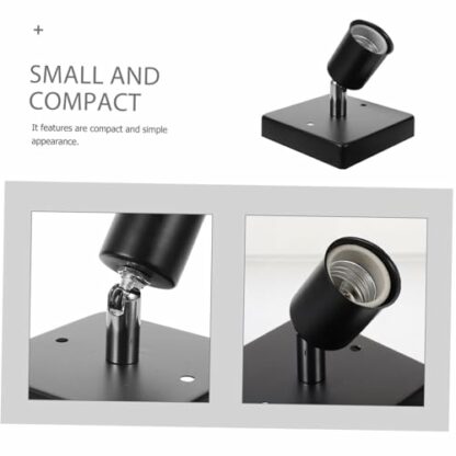 CANIGHT E27 Lamp Holder with 180 Degree Rotatable Socket Light Bulb E27 Socket for Versatile Lighting Options Compatible with LED and Dimmable Daylight Bulbs - Image 4