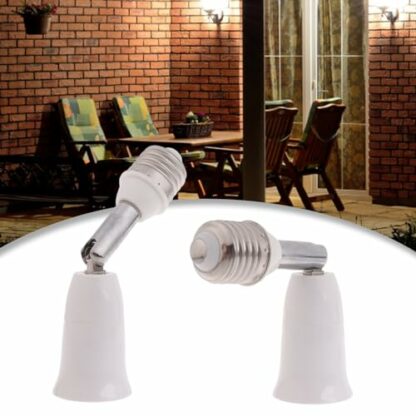 CHIZISX E27 Socket Extender 180 Degree Lamp Base Suitable For Multiple Applications Support 100V-250V Camera Accessories 3 CHIZISX E27 Socket Extender 180 Degree Lamp Base Suitable For Multiple Applications Support 100V-250V Camera Accessories - Image 3