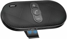 Car Hands Free Kit Bluetooth: SUNITEC Hands Free Car Phone Kit Bluetooth 5.1, 6W Speaker, Siri Google Assistant Supported, AUTO Power ON, Support Siri Assistant, Voice Guidance, with Visor Clip