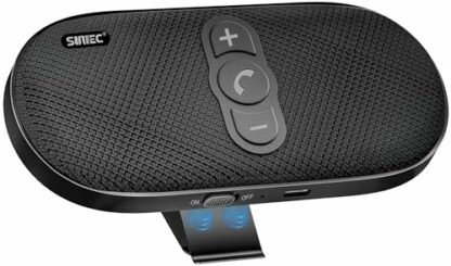 Car Hands Free Kit Bluetooth: SUNITEC Hands Free Car Phone Kit Bluetooth 5.1, 6W Speaker, Siri Google Assistant Supported, AUTO Power ON, Support Siri Assistant, Voice Guidance, with Visor Clip 2 Car Hands Free Kit Bluetooth: SUNITEC Hands Free Car Phone Kit Bluetooth 5.1, 6W Speaker, Siri Google Assistant Supported, AUTO Power ON, Support Siri Assistant, Voice Guidance, with Visor Clip - Image 2