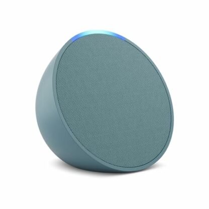 Certified Refurbished Echo Pop | Full sound compact Wi-Fi and Bluetooth smart speaker with Alexa | Midnight Teal 2 Certified Refurbished Echo Pop | Full sound compact Wi-Fi and Bluetooth smart speaker with Alexa | Midnight Teal - Image 2