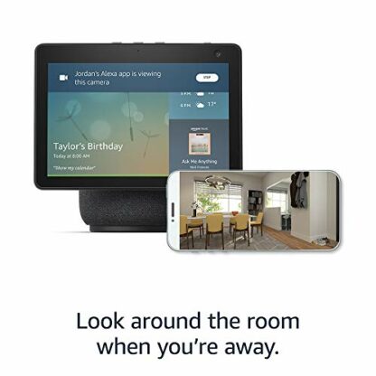 Certified Refurbished Echo Show 10 (3rd generation, 2020 release) | HD smart display with motion and Alexa, Charcoal Fabric 3 Certified Refurbished Echo Show 10 (3rd generation, 2020 release) | HD smart display with motion and Alexa, Charcoal Fabric - Image 3