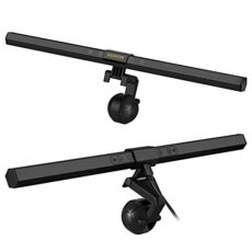 Computer Monitor Light Bar Monitor Mounted Light Lamp PC Screen Light e-Reading LED Task Lamp, 3 Color Modes, USB Powered, No Screen Glare, Adjustable Brightness Desktop Lamp for Desk/Office/Home