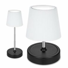 Cordless Table Lamp | Led Desk Lamp | Adjustable Height Led Desk Lamps, Touch Desks Lamp with 3000mah Battery, 11.2x11.2x31.6cm Rechargeable Desk Lamps for Bedside Lighting, Indoor & Outdoor Use