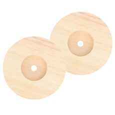 DIKACA 2pcs Lighting Base Round Stand LED Floor Lamp 3D Night Light Floor Lamps Base Uplighter Floor Lamp Smooth Lamp Stand LED Light Bulb Lamp Supplies Round Light Bulbs LED Bulbs Wood