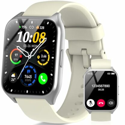DUSONLAP Smart Watch for Men Women (Answer/Make Calls), 1.85" Fitness Watch with Heart Rate/Sleep Monitor/Step Counter, 110+ Sports Fitness Tracker - Image 2