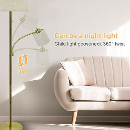 Depuley Mother and Child Floor lamp with Fabric lampshade - Image 3