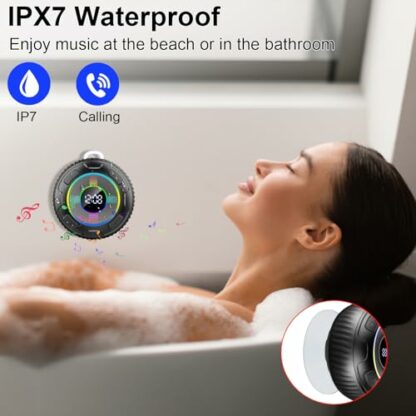 Dyurwa 2024 Bluetooth Shower Speaker, Portable Bluetooth Speaker with with HD Sound - Image 3