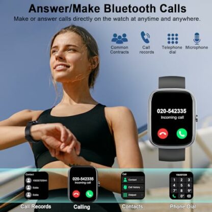 Dyurwa Smart Watch for Men Women Answer/Make Calls, Fitness Tracker 110+ Sports Activity Trackers, IP68 Waterproof - Image 3
