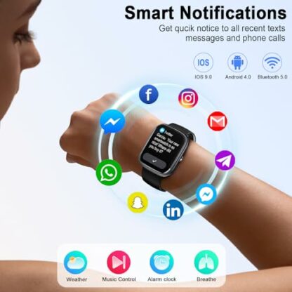 Dyurwa Smart Watch for Men Women Answer/Make Calls, Fitness Tracker 110+ Sports Activity Trackers, IP68 Waterproof - Image 4