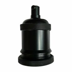 E27 Vintage Solid Bulb Socket Ceramics Lamp Holder Edison Screw Light Bulb Socket Adapter Ideal for Vintage Edison Filament Bulbs Antique metal