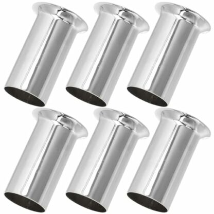 ETHZZLE 6pcs E14 Flanging Sleeve Lamp Base Holders for Chandelier Universal Socket Tube for Light Bulbs Durable and Reliable Lamp Holder Accessories - Image 2