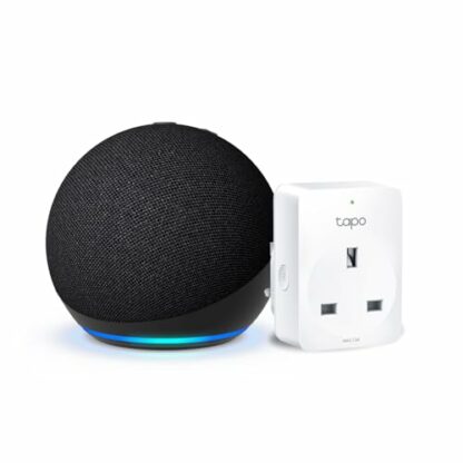 Echo Dot (5th generation) | Charcoal + TP-Link Tapo P110M Smart Plug with Energy Monitoring, Works with Alexa - Smart Home Starter Kit - Image 2