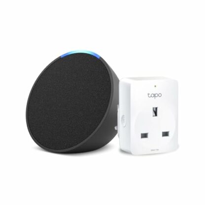 Echo Pop | Charcoal + TP-Link Tapo P110M Smart Plug with Energy Monitoring, Works with Alexa - Smart Home Starter Kit 2 Echo Pop | Charcoal + TP-Link Tapo P110M Smart Plug with Energy Monitoring, Works with Alexa - Smart Home Starter Kit - Image 2