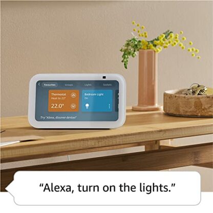 Echo Show 5 (3rd generation) | Charcoal + TP-Link Tapo P110M Smart Plug with Energy Monitoring, Works with Alexa - Smart Home Starter Kit 4 Echo Show 5 (3rd generation) | Charcoal + TP-Link Tapo P110M Smart Plug with Energy Monitoring, Works with Alexa - Smart Home Starter Kit - Image 4