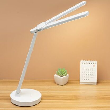 Folding Desk Light - Foldable Cordless Tabletop LED Lamp | Double Light Source, 3 Lighting Modes, Rechargeable Bedside Light for Studying, Working, Reading 3 Folding Desk Light - Foldable Cordless Tabletop LED Lamp | Double Light Source, 3 Lighting Modes, Rechargeable Bedside Light for Studying, Working, Reading - Image 3