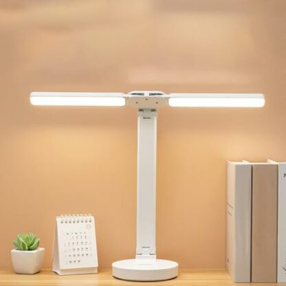 Folding Desk Light - Foldable Cordless Tabletop LED Lamp | Double Light Source, 3 Lighting Modes, Rechargeable Bedside Light for Studying, Working, Reading 4 Folding Desk Light - Foldable Cordless Tabletop LED Lamp | Double Light Source, 3 Lighting Modes, Rechargeable Bedside Light for Studying, Working, Reading - Image 4
