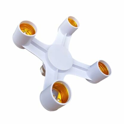 GANYKQ E27 to E27 LED Bulb Lamp Holder 2 3 4 5 6 E27 Base Socket Splitter LED Lamp Socket Light Bulb Adapter Holder 2 GANYKQ E27 to E27 LED Bulb Lamp Holder 2 3 4 5 6 E27 Base Socket Splitter LED Lamp Socket Light Bulb Adapter Holder - Image 2