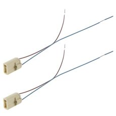 Gbloodst 2X Socket G9 Ceramic Light Holder 2A 250V