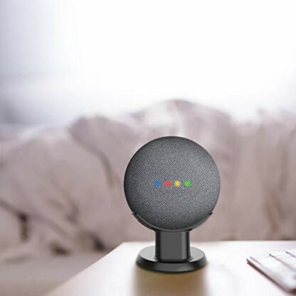 Gelink Google Home Mini Pedestal, Desk Stand for Nest Mini (2nd gen), Improves Sound Reception and Appearance - Portable Desktop Table Stand Holder for Your Smart Home Voice Assistants - Image 4