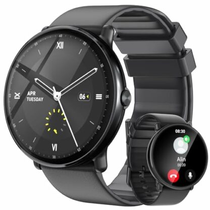 Gerpeng Smart Watch for Men - 1.43” AMOLED Display, Smartwatch with Call Function, 111+ Sports, IP68 Waterproof, Fitness Watch with Heart Rate SpO2 Sleep Monitor Step Counter for Android iOS 2 Gerpeng Smart Watch for Men - 1.43” AMOLED Display, Smartwatch with Call Function, 111+ Sports, IP68 Waterproof, Fitness Watch with Heart Rate SpO2 Sleep Monitor Step Counter for Android iOS - Image 2
